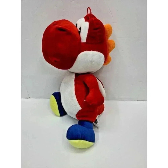 Super Mario Bros. Red Yoshi Dinosaur Dragon Plush 15" Stuffed Animal Nintendo - Picture 1 of 11